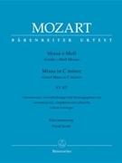 Missa in C minor K. 427 "Great Mass in C minor" by Mozart Wolfgang Amadeus - Schellevis Hans - for SATB Score