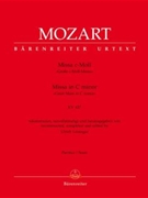 Missa in C minor K. 427 "Great Mass in C minor" by Mozart Wolfgang Amadeus for 2Sg-S-soloSg-T-soloSg-B-solo2MixedCh-SATBOrch