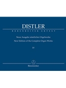 New Edition of the Complete Organ Works IV by Distler Hugo - Schoof Armin - for Organ