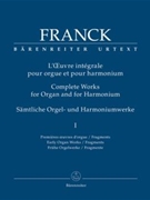 Complete Works for Organ Bk 1 by Franck for Organ