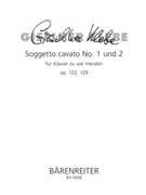 Soggetto cavato fur Klavier zu vier Handen Nr. 12 op. 122 129 by Klebe Giselher for Piano