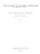 Vom Abend zum Morgen for Soprano and alto flute in G op. 62 (2004-05) by Schlee Thomas Daniel for SSolo / Fl