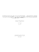 Two Psalms for Organ op. 74 (2004/2010) by Schlee Thomas Daniel for Org