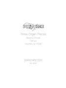 Three Organ Pieces by Kee Piet for Org