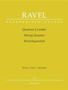 Quatuor A Cordes - Parts by Ravel Maurice for Str Quartet