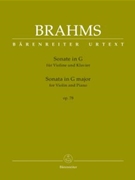 Sonata in G Major Opus 78 by Brahms Johannes - Brown and Da Costa - for Violin and Piano