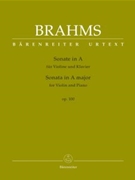 Sonata in A Major by Brahms Johannes for Violin Solo