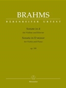 Sonata in D minor by Brahms Johannes for Violin Solo