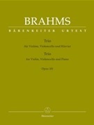 Trio Opus 101 by Brahms Johannes for Piano Trio