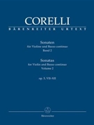 Sonatas Opus 5 Volume 2 #7-12 by Corelli Arcangelo for Violin w/c