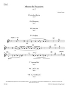 Requiem op. 48 (Version of 1900) by Faure Gabriel for