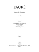 Requiem op. 48 (Version of 1900) by Faure Gabriel for
