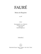 Requiem op. 48 (Version of 1900) by Faure Gabriel for