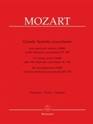 Grande Sestetto Concertante Parts by Mozart Wolfgang Amadeus - Hogwood Christopher - for Str Lg Ens