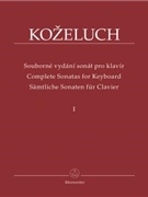 Complete Sonatas for Keyboard I -Sonatas 1-12- by Kozeluch Leopold for Piano