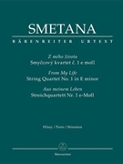 String Quartet #1 In E Minor - Parts - --from My Life-- by Smetana Bedrich for Str Quartet