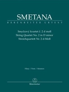 String Quartet #2 In D Minor - Parts by Smetana Bedrich for Str Quartet