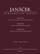 Capriccio for Piano Left Hand and Wind Ensemble by Janacek Leos for Piano-Solo