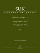 String Quartet No 2 Opus 31 by Suk Josef for 4 Str Part