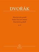 Piano Trio In G Minor Opus 26 by Dvorak Antonin - Pokorny and Solc - for Piano Trio