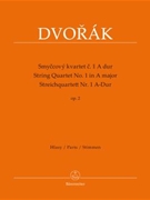 String Quartet #1 In A Major Op2 Parts by Dvorak Antonin for Str Quartet P