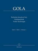 Violin Technique Volume 1 by Gola for Violin Method