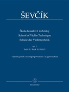 School of Violin Technique by Sevcik Otokar - Changing Positions - Book 3 for Violin Method
