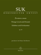 Things Lived and Dreamt Opus 30 by Suk Josef - Gabrielova Jarmila - for Piano