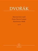 Piano Trio F minor op. 65 by Dvorak Antonin for Piano Trio