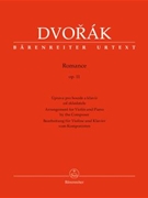 Romance Op. 11 by Dvorak Antonin for Violin Solo
