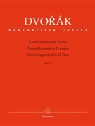 Piano Quartet D Major Op. 23 by Dvorak Antonin - Tait Robin - for Chamber En