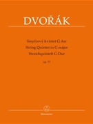 String Quintet in G Major Opus 77 by Dvorak Antonin for String Quintet