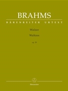 Waltzes Opus 39 by Brahms Johannes for Piano