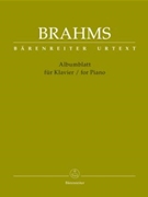 Albumleaves by Brahms Johannes - Hogwood - for Piano