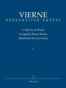 Complete Piano Works I by Vierne for Piano