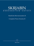 Complete Piano Sonatas II by Scriabin Alexander for Piano