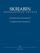 Complete Piano Sonatas IV by Scriabin Alexander - Flamm Christoph - for Piano