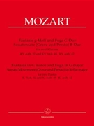 Fantasia In G Minor/Fugue In G Major by Mozart Wolfgang Amadeus - Topel Michael - for 2 Piano 4 Hands