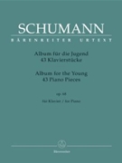Album for the Young 43 Piano Pieces Opus 68 by Schumann for Piano (ed. Stuwe)