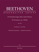 33 Variations on a Waltz for Piano op. 120 "Diabelli Variations" by Beethoven Ludwig van - Aschauer Mario - for Piano