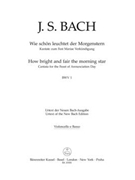 How bright and fair the morning star BWV 1 -Cantata for the Feast of Annunciation Day- by Bach Johann Sebastian for