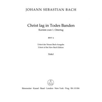 Christ lay by death enshrouded BWV 4 -Cantata for Easter Sunday- (Christ lay in grim death's prison) by Bach Johann Sebastian for