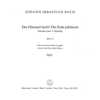 The Heavens laugh the earth exults in gladness BWV 31 -Cantata for the 1st Easter Day- by Bach Johann Sebastian for