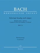 Schwingt freudig euch empor BWV 36 -Cantata for the First of Advent- (Final version) by Bach Johann Sebastian - Muller Gottfried - for SSolo/ASol