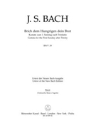 Break with hungry men thy bread BWV 39 -Cantata for the first sunday after Trinity- by Bach Johann Sebastian for