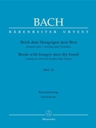 Brich Dem Hungrigen Dein Brot by Bach Johann Sebastian - Eichhorn Joachim - for SATB