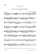 Nun komm der Heiden Heiland BWV 61 -Cantata for the First Sunday of Advent- by Bach Johann Sebastian for