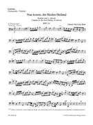 Nun komm der Heiden Heiland BWV 61 -Cantata for the First Sunday of Advent- by Bach Johann Sebastian for