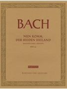 Nun komm der Heiden Heiland BWV 62 -Cantata for the First Sunday of Advent- by Bach Johann Sebastian for SSolo/ASol