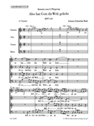 Also hat Gott die Welt geliebt BWV 68 -Cantata for Whit Monday- by Bach Johann Sebastian for SSolo/BSol